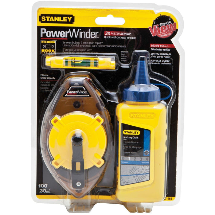 Kit cutie de cretă Stanley Powerwinder 0-47-465 30 m