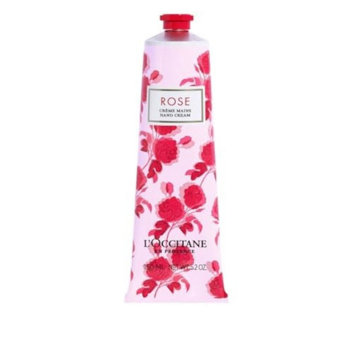 Cremă de mâini L'Occitane en Provence Rose, hidratantă, 150 ml