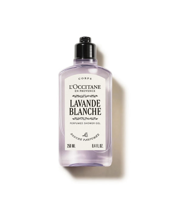 Gel de duș L'Occitane en Provence Lavande Blanche, pentru toate tipurile de piele, 250 ml