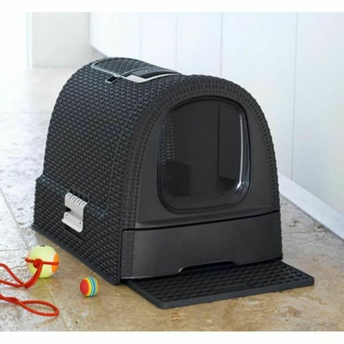Nisip pentru pisici Curver 51 x 38,5 x 39,5 cm Antracit