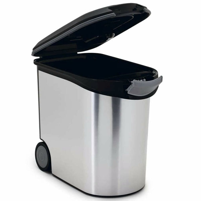 Recipient metalic de mâncare pentru câini Curver Argintiu polipropilenă 35 L 12 kg