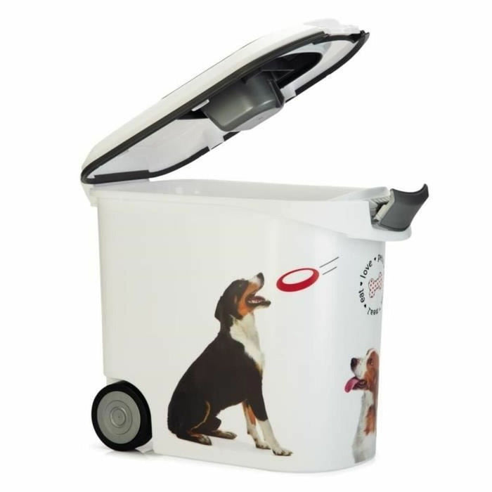 Distribuitor de mâncare pentru animale de companie Curver Alb 12 kg
