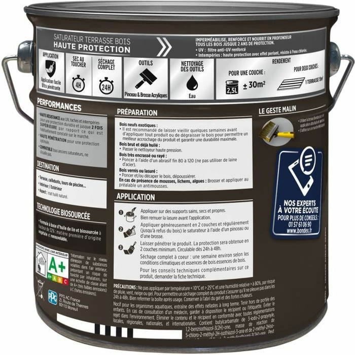 Protecție pentru suprafețe Bondex Finisaj mat Incolor 2,5 L