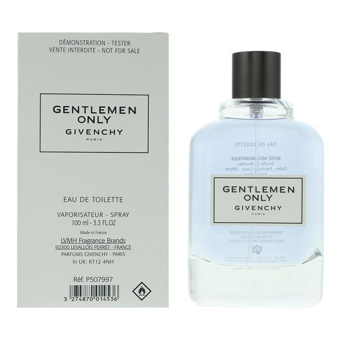Apă de toaletă Givenchy Gentlemen Only, pentru bărbați, 100 ml, tester