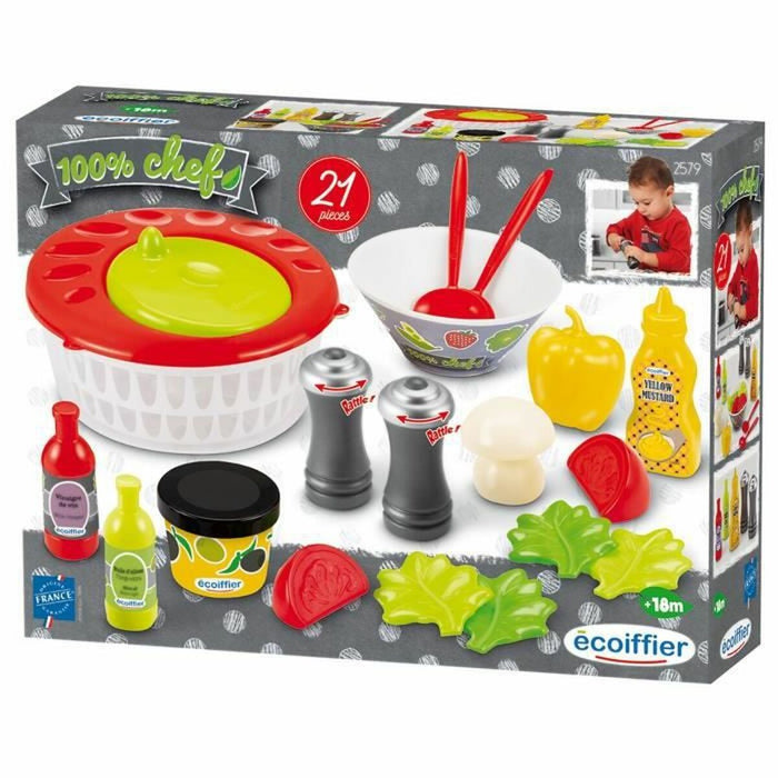 Set de feluri de mâncare Ecoiffier 2579 - Mixed salad box