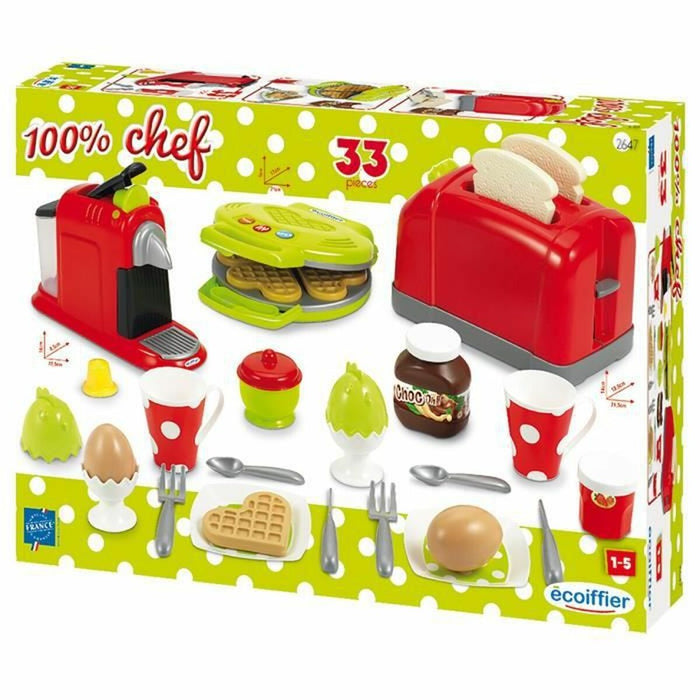 Set ustensile de bucătărie Ecoiffier 100 % Chef