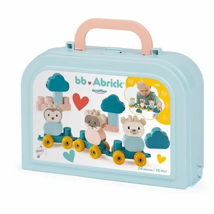 Set de Construcție Ecoiffier Animal Train Bear