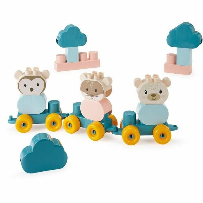 Set de Construcție Ecoiffier Animal Train Bear