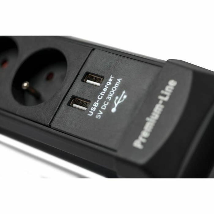 Placă de circuit Prize 8 Puncte de Conectare cu Întrerupător Brennenstuhl