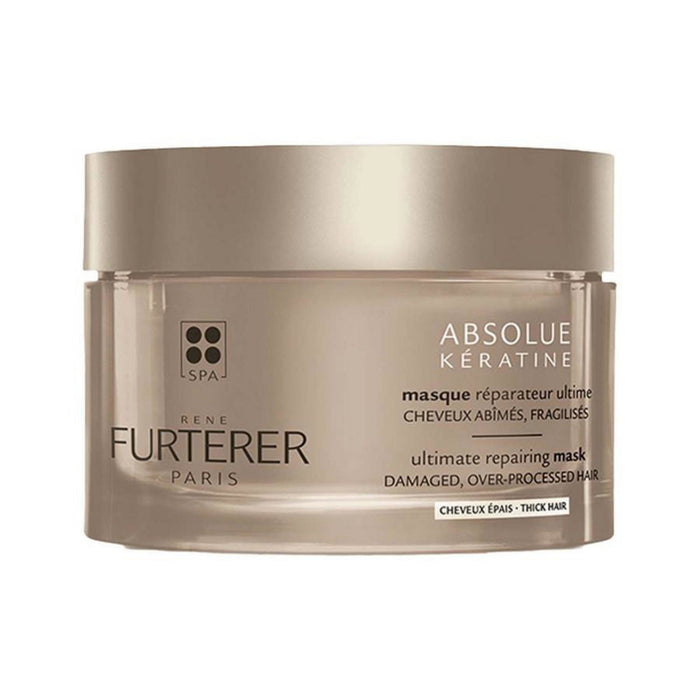 Mască de păr Rene Furterer Absolue Keratine, reparatoare, pentru păr deteriorat și supraprocesat, 200 ml