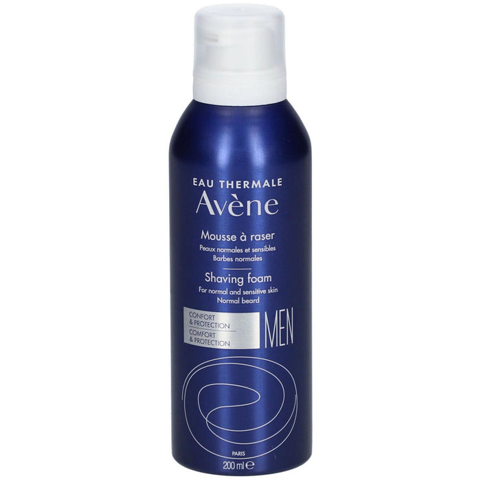 Spumă de ras Avene Men, calmantă, pentru piele normală și sensibilă, 200 ml