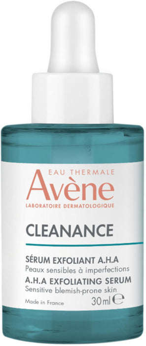 Ser exfoliant Avene Cleanance, cu A.H.A., pentru piele sensibilă cu imperfecțiuni, 30 ml