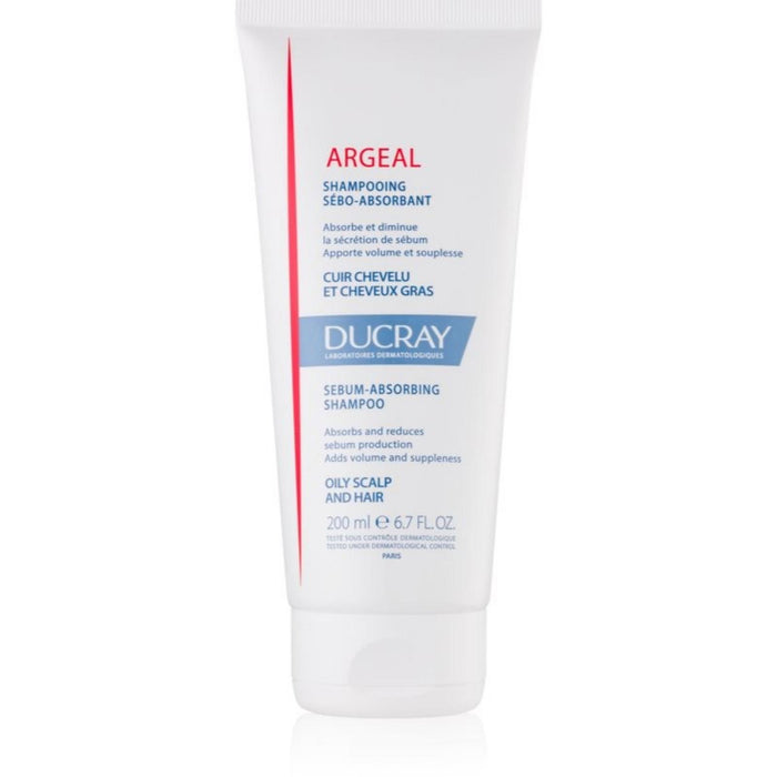 Șampon Ducray Sabal Argeal, purifiant, pentru păr gras, 200 ml
