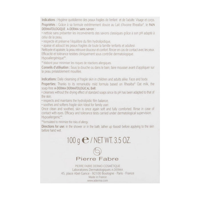 Gel de Baie A-Derma Pain Au Lait D'Avoine (1 Unități)