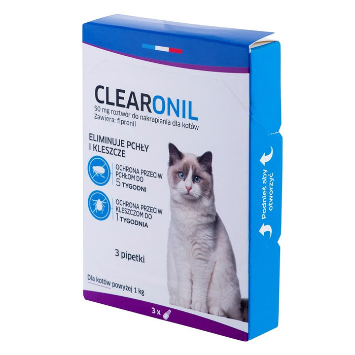 Picături Francodex Clearonil Purici și căpușe 3 x 50 mg