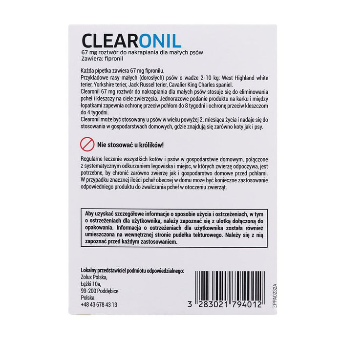 Anti-paraziți Francodex FR179401 3 x 67 mg