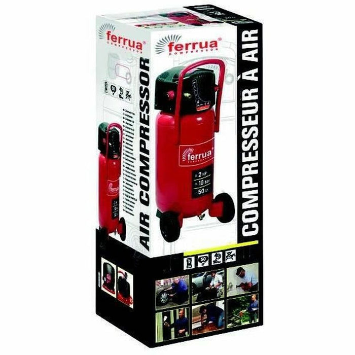 Compresor de aer Ferrua 425089 Vertical 1500 W 10 bar 50 L