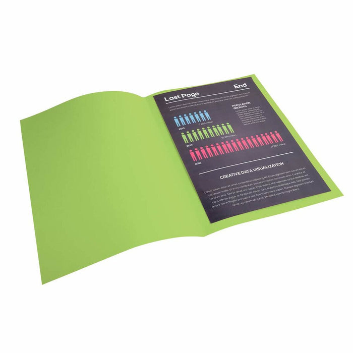 Sertar de îndosariere Exacompta Rock's Mentă A4 100 Piese