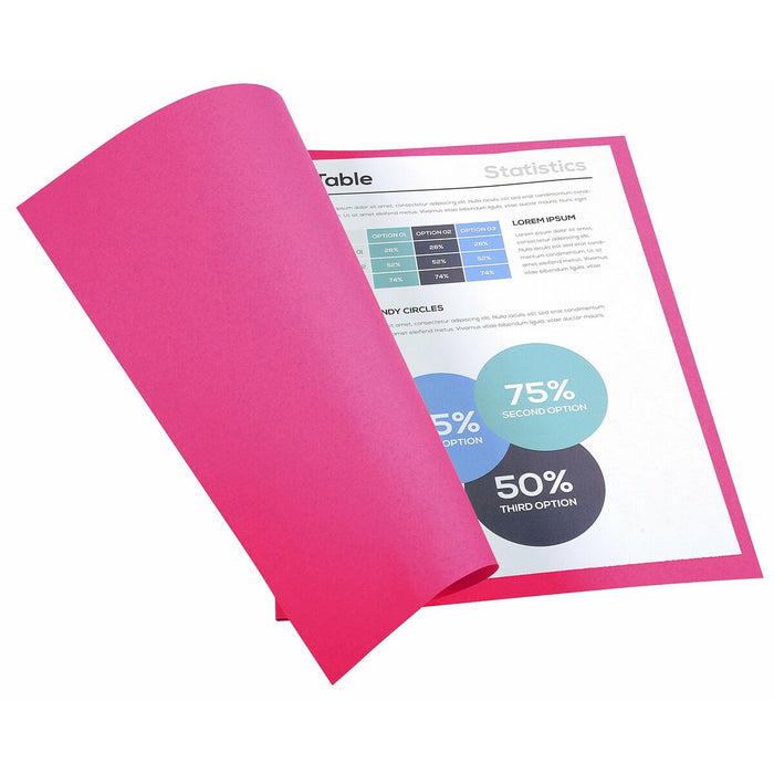 Sertar de îndosariere Exacompta Forever Fucsia A4 100 Piese