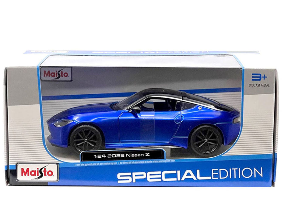 Machetă auto Maisto Nissan Z, Special Edition, scara 1:24, albastră, 3+ ani