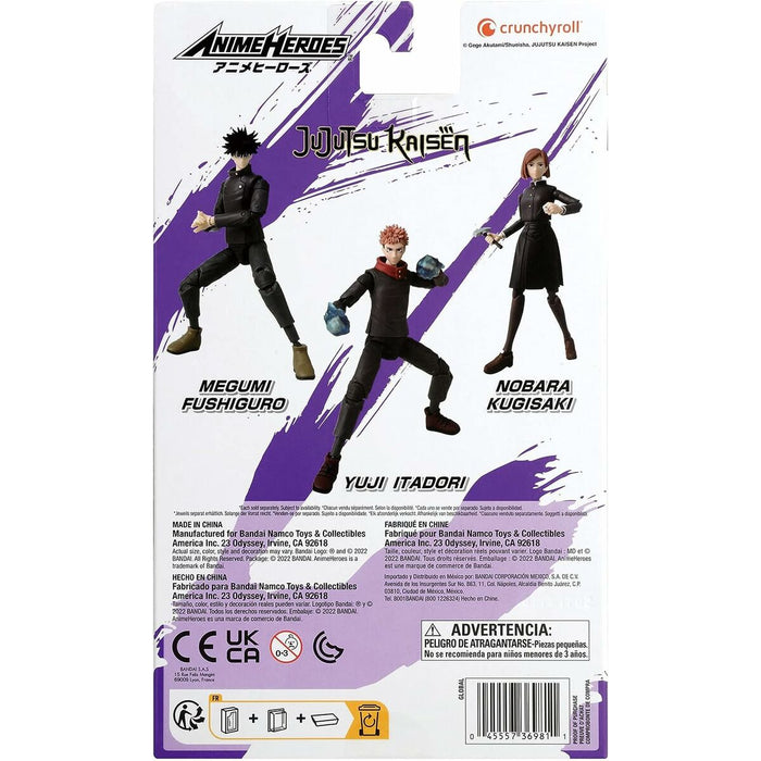 Figurine de Acțiune Bandai Jujutsu Kaisen - Anime Heroes: Yuji Itadori 17 cm