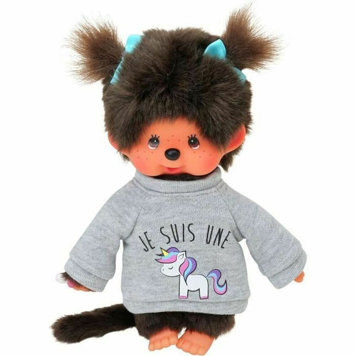 Jucărie de Pluș Bandai Monchhichi Licorne 20 cm