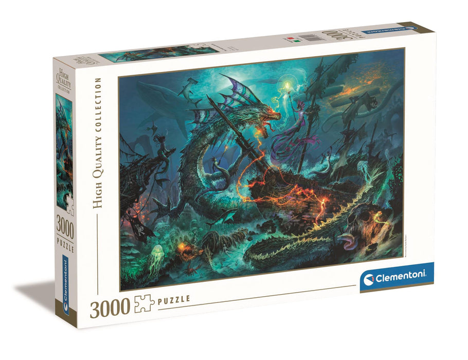 Puzzle Clementoni, High Quality Collection, The Underwater Battle, 3000 de piese