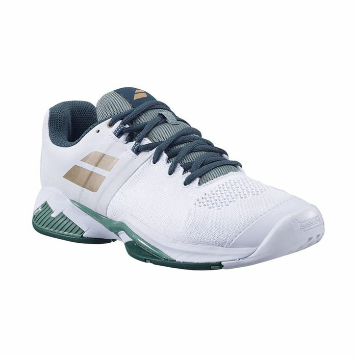 Încălțăminte de Tenis pentru Bărbat Babolat Blast All Court Wimbledon Alb