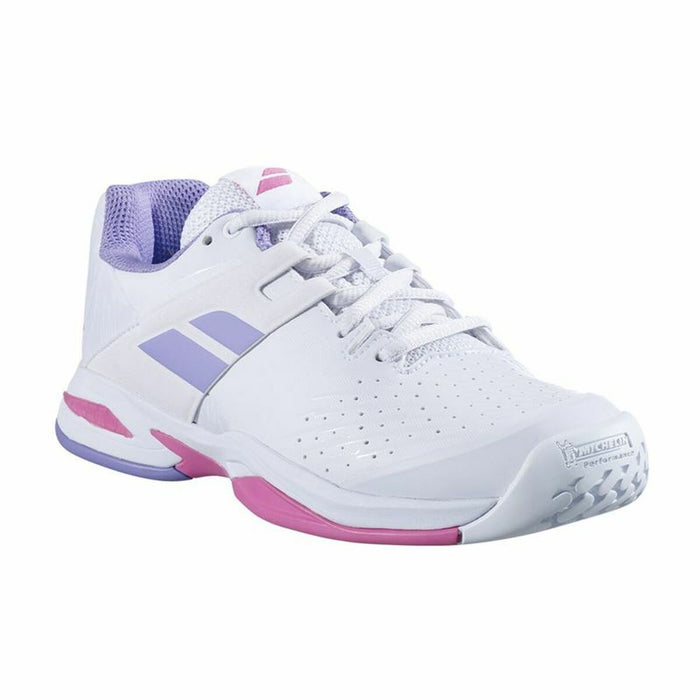 Încălțăminte de Tenis pentru Copii Babolat Prop All Court Alb Femeie