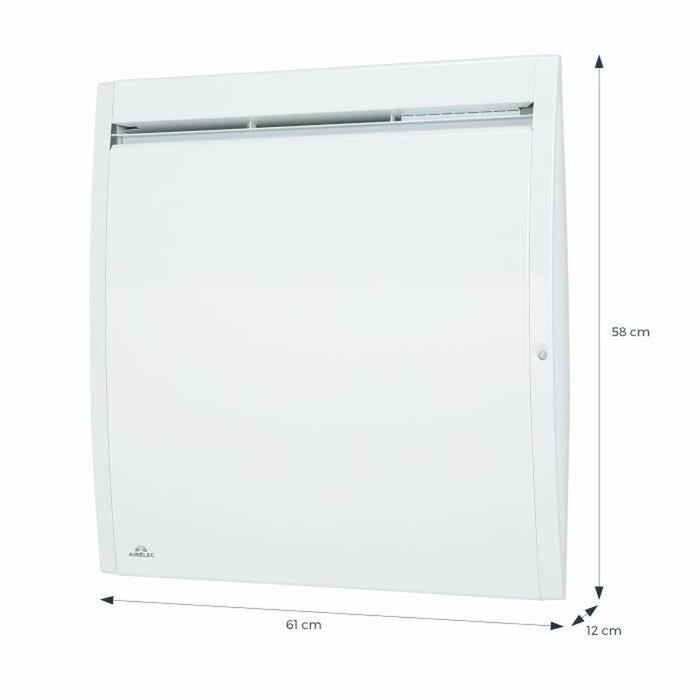 Emițător Termic Digital Airelec ALIZÉ A693683 Perete 1000 W Alb