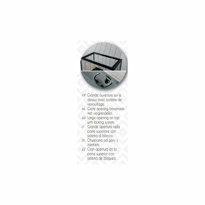 Cuşcă Zolux                                 78 cm Lemn Metal Plastic Metal/Plastic (1 Piese)
