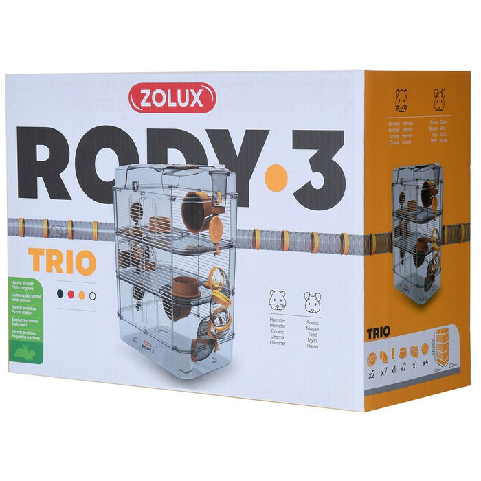 Cuşcă Zolux Rody3 Metal Plastic 41 x 36 x 27 cm (1 Piese)