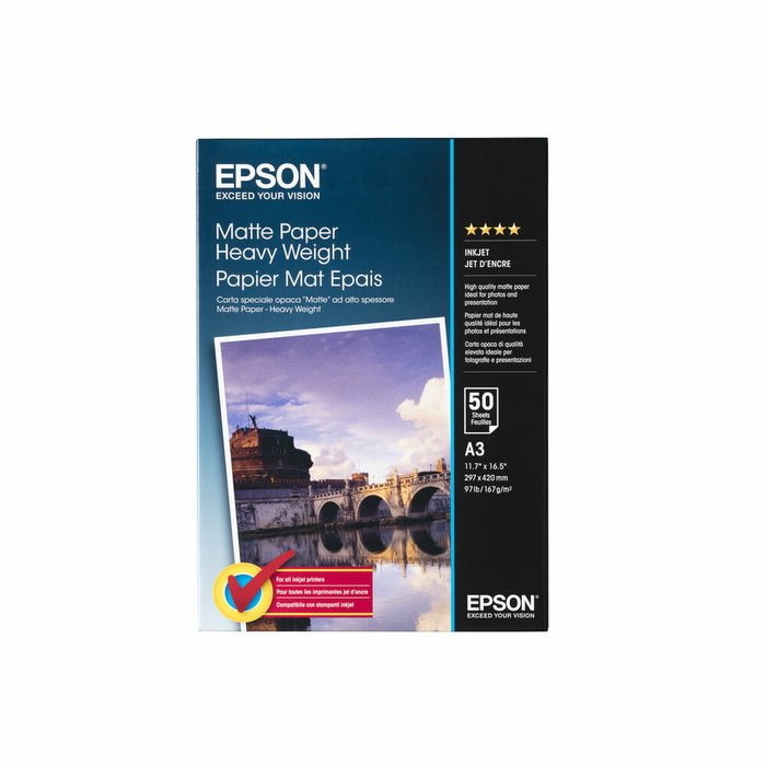 Hârtie Epson C13S041261 Alb A3