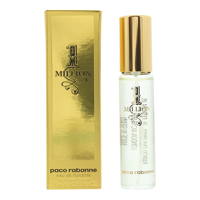 Apă de toaletă Paco Rabanne 1 Million, pentru bărbați, 15 ml