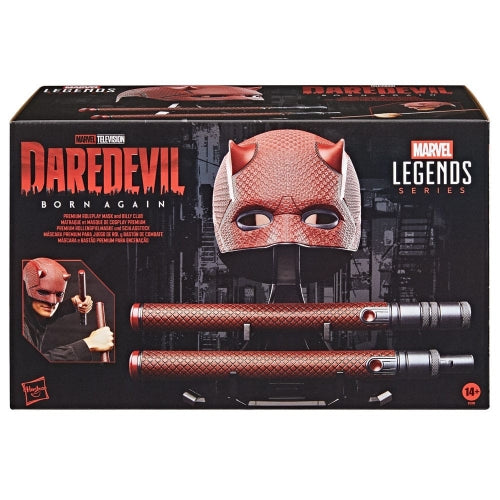 Set de rol Hasbro Marvel Legends, Daredevil: Born Again, mască și bastoane, 14+ ani