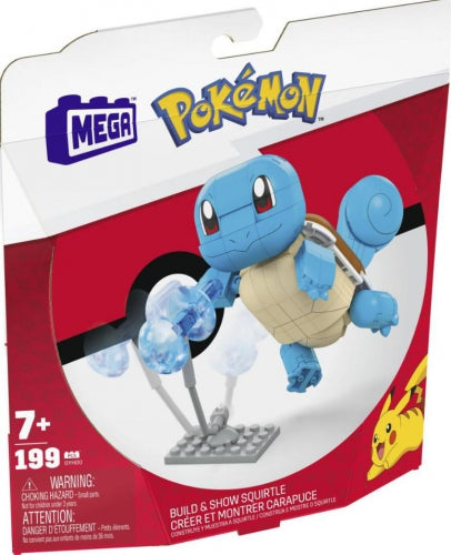 Set de construcție Mattel Mega Construx Pokémon Build & Show, diverse modele, 199 piese, 7+ ani