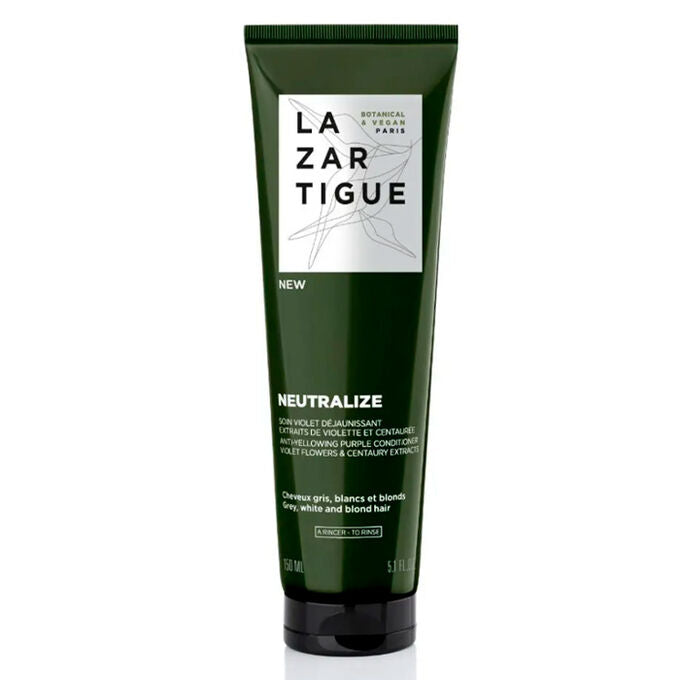 Balsam de păr Lazartigue Neutralize, pentru neutralizarea tonurilor galbene, pentru păr blond, grizonat și alb, 150 ml