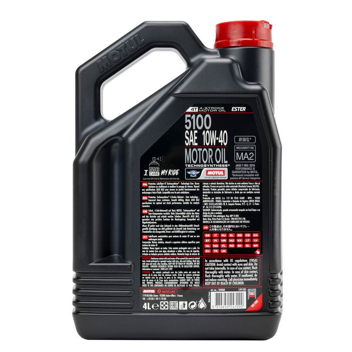 Ulei de motor pentru motocicletă Motul 5100 10W40 4 L