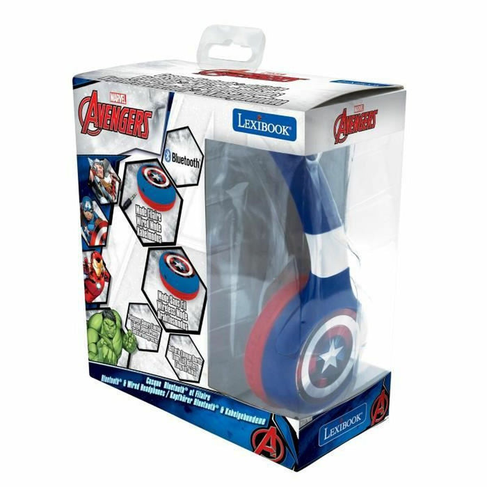 Căști Bluetooth Lexibook Avengers 2 în 1