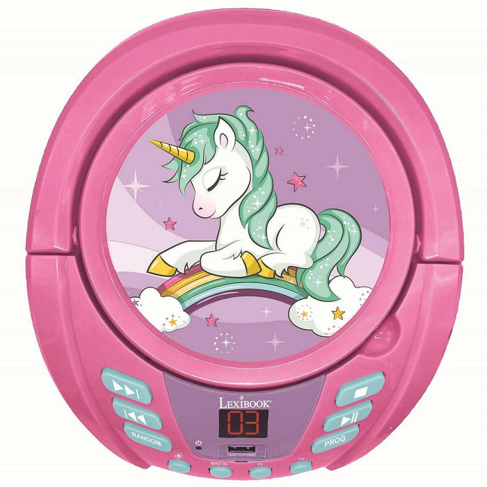 Reproducător CD/MP3 Lexibook Infantil Roz Bluetooth Unicorn