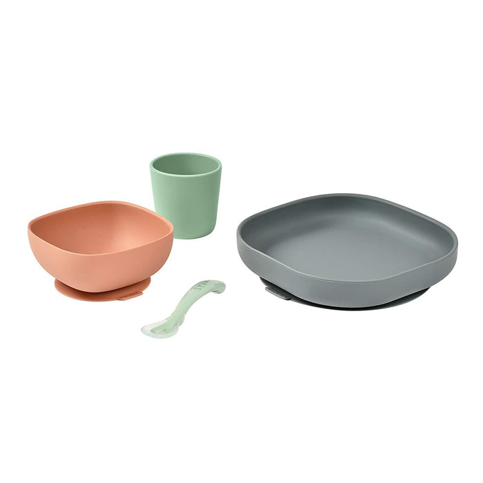 Set de Veselă Béaba 4 Piese Silicon