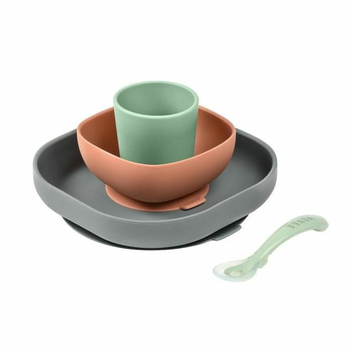 Set de Veselă Béaba 4 Piese Silicon