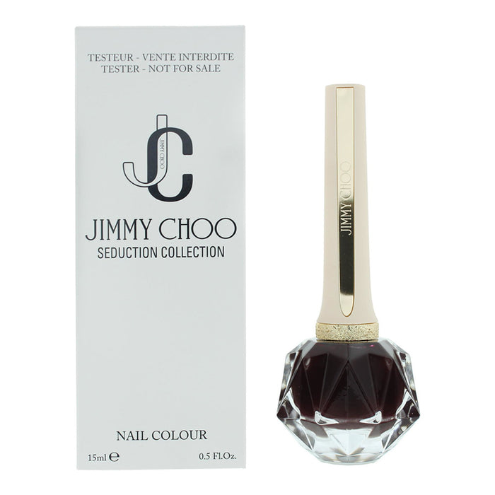 Lac de unghii Jimmy Choo Seduction, lucios, nuanța 002 Noapte burgundă, 15 ml, tester