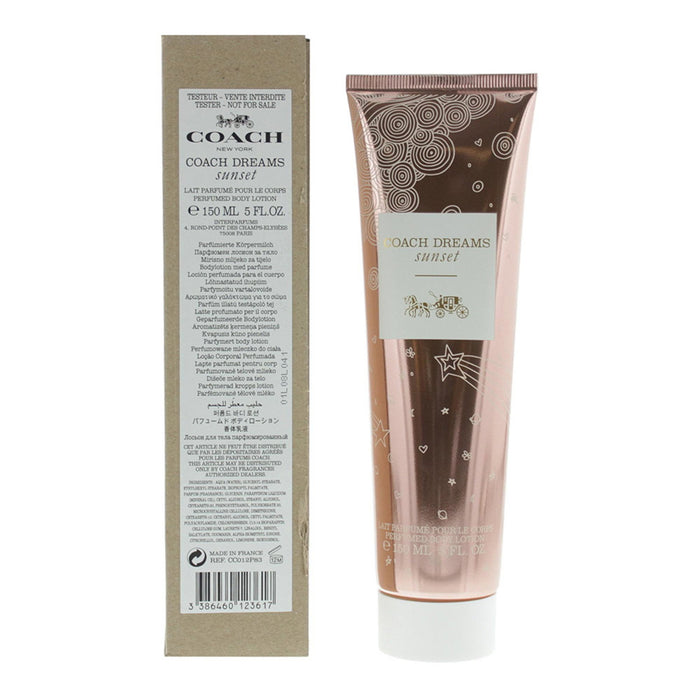 Loțiune de corp Coach Dreams Sunset, hidratantă, 150 ml, tester