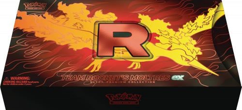 Colecție de cărți de joc Pokemon, TCG Team Rocket's Moltres ex Ultra-Premium Collection