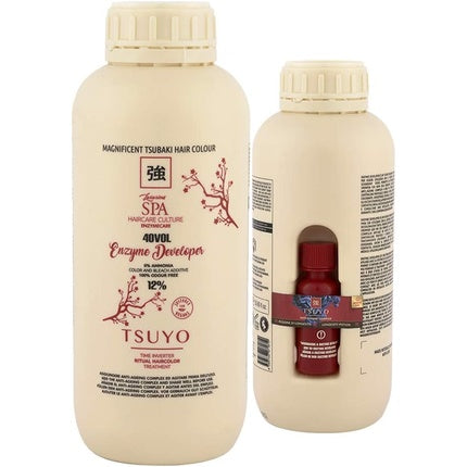 Developer pentru decolorare, Tecna Tsuyo Enzyme 40 Volume 12%, 1000ml + Anti Age Complex 20ml