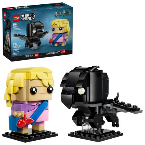 Set de construcție Lego BrickHeadz Harry Potter, Luna Lovegood și Thestral, 292 piese, 10+ ani