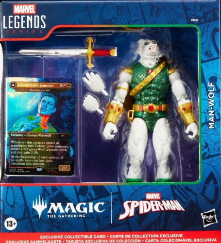 Figurină de acțiune Hasbro Marvel Legends Magic: The Gathering, Man-Wolf, 13+ ani