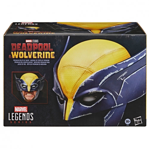 Mască premium de rol Hasbro Marvel Legends Series Wolverine, 14+ ani