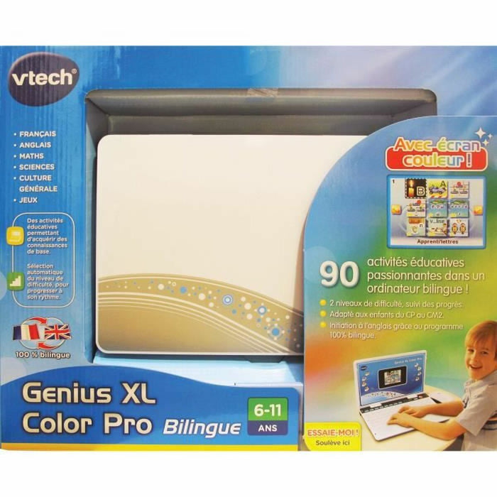 Laptop Genius XL Pro Vtech Genius XL Pro (FR-EN) Jucărie interactivă FR-EN + 6 Ani
